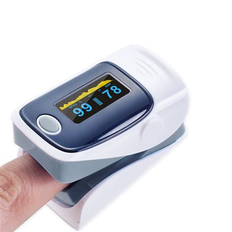 Fingertip Pulse Oximeter And Blood Oxygen Saturation Monitor With LED Display - Walmart.com ...