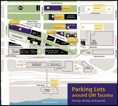 Parking Maps | Transportation Services | University of Washington Tacoma
