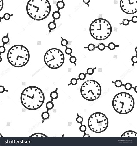 Timeline Icon Flat Style Progress Vector Stock Vector (Royalty Free ...