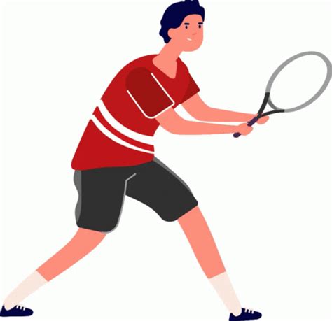 Tennis Looking Around Cartoon GIF | GIFDB.com