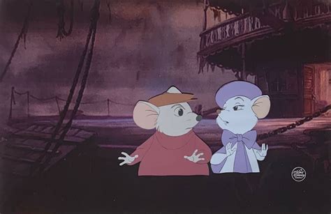 1977 RARE DISNEY THE RESCUERS BERNARD BIANCA ORIGINAL PRODUCTION ANIMATION CEL for Sale ...