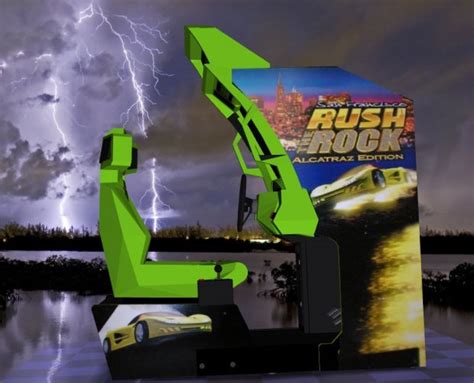 San Francisco Rush Alcatraz Edition - Sitdown Arcade Machine - DownloadFree3D.com