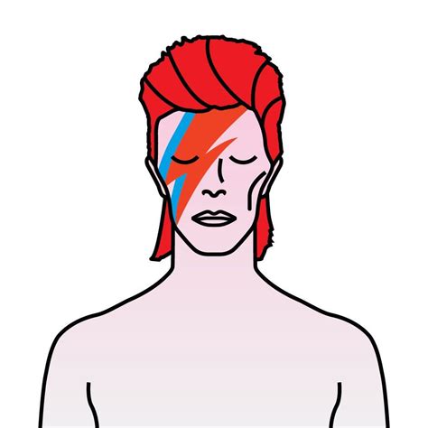 Cartoon Bowie (@cartoonbowie) | Twitter | David bowie fan art, David ...