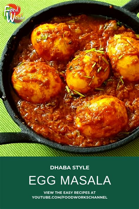 Dhaba Style Egg Masala Recipe | Egg masala, Recipes, Easy meals