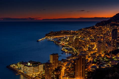 Monaco At Night Wallpaper, HD City 4K Wallpapers, Images, Photos and ...