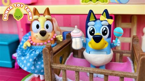 BABY BLUEY and Mummy Bingo 🍼 | Pretend Play with Bluey Toys | Bunya Toy ...