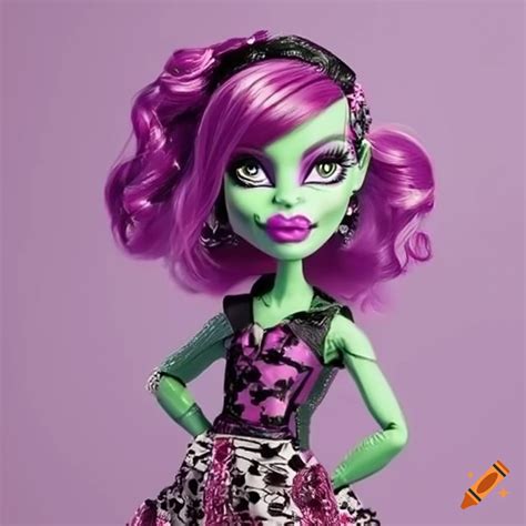 Monster high dolls for website design on Craiyon