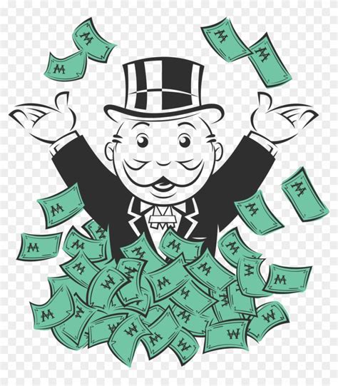 1947128 - Monopoly Man With Money - Free Transparent PNG Clipart Images Download