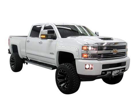 2014-2018 Chevrolet Silverado 1500 Fender Flare Set - Bolt Style (78.8 ...