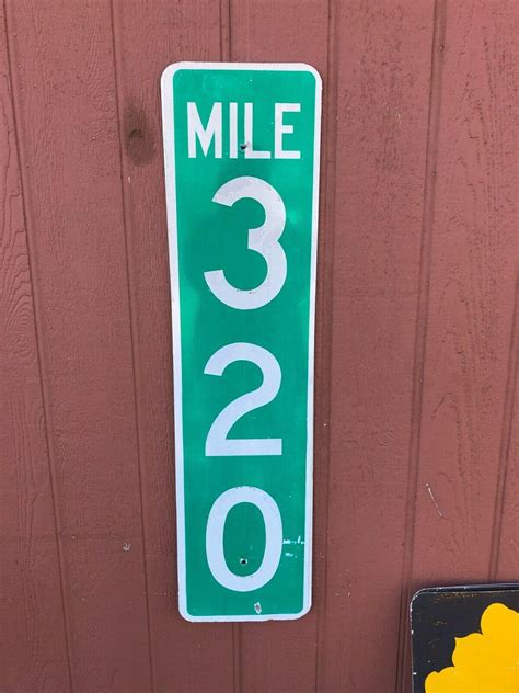 highway sign mile marker 320 | #3918223334