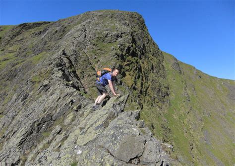 UKH Route Cards - 'Blencathra via Sharp Edge and Bannerdale Crags East Ridge'