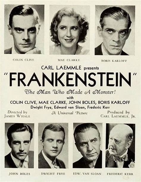 Frankenstein (1931) | Frankenstein film, Horror movie posters, Classic ...