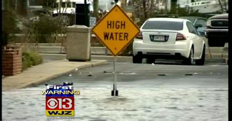 Flooding Reported In Downtown Annapolis - CBS Baltimore