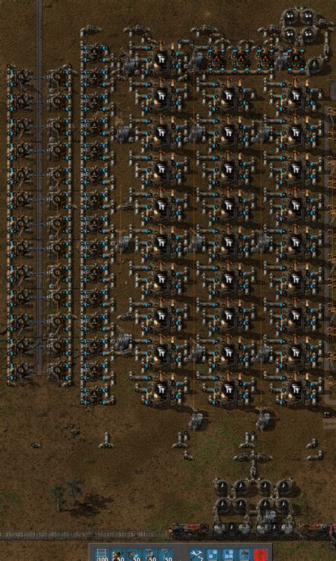 This is my first oil refinery design that I've ever actually been happy with : r/factorio