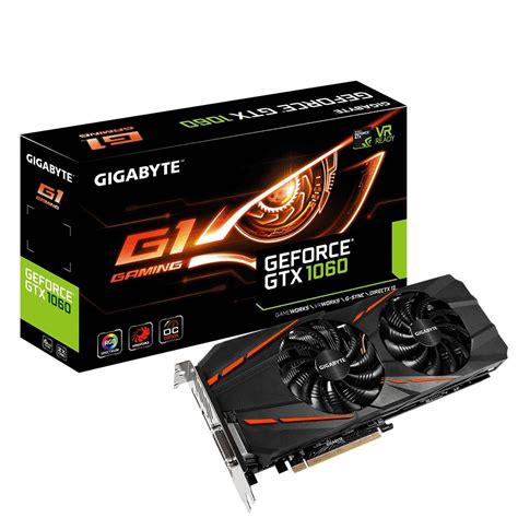 Gigabyte GTX1060 G1 GAMING 6G Gaming Graphics Card GV-N1060G1-GAMING-6GD | shopping express online