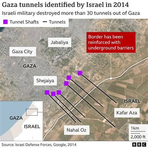 Israel targets Hamas’s labyrinth of tunnels under Gaza - BBC News