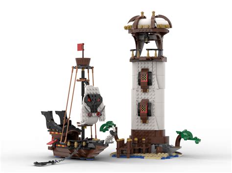 Pirate Lighthouse - Alternative build 31109