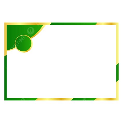 Green Gradient Certificate Border Design Background Vector Free ...