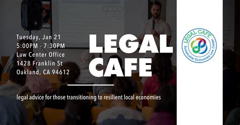 Jan Legal Cafe at Law Center - Sustainable Economies Law Center