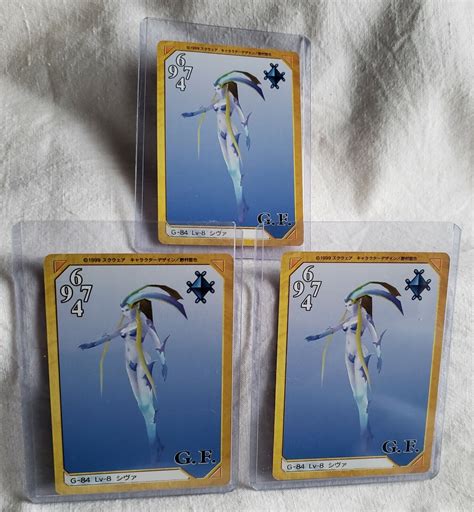 Triple Triad G-84 Lv-8 Shiva Card Final Fantasy FF8 FFVIII ONE Of THREE | eBay