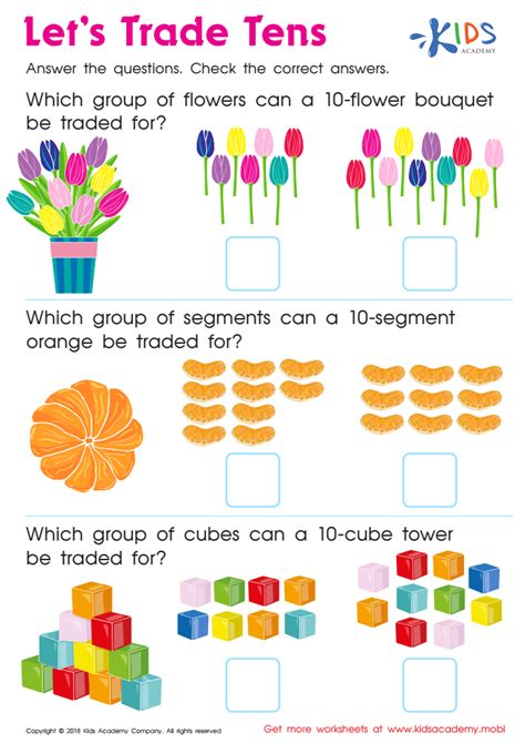 Place Value - Trading Ones for Tens