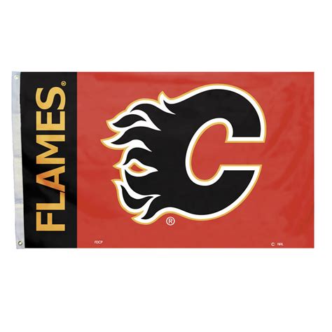 Calgary Flames NHL Team Logo 3' x 5' Flag w/Grommetts