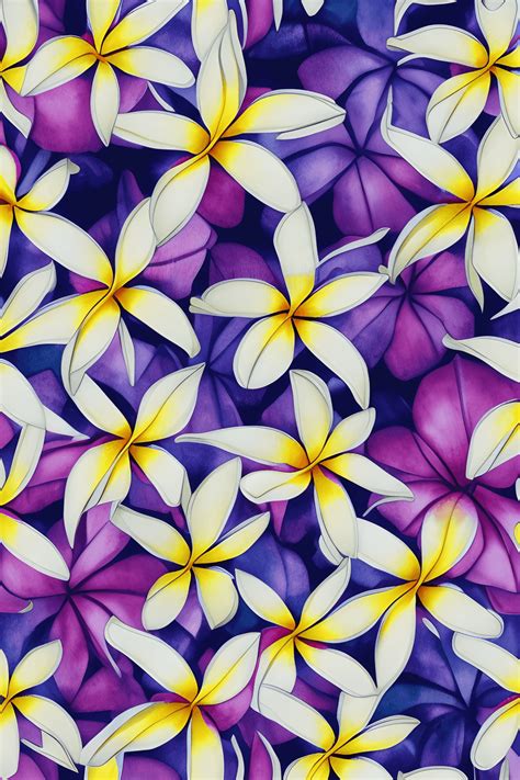 Tropical Plumeria Flowers · Creative Fabrica