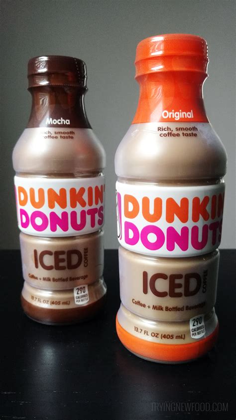 Dunkin' Donuts Bottled Iced Coffee - Trying New Food