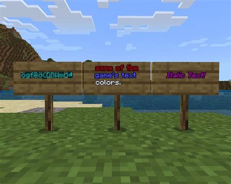 Minecraft 1.19 how to customize sign text color