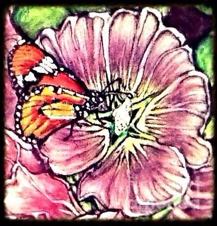 Butterfly Teacup Painting by Kimberlee Baxter | Fine Art America