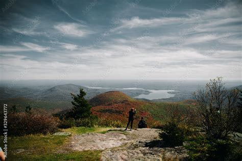 Catskills Mountains Fall Foliage Hike Stock Photo | Adobe Stock