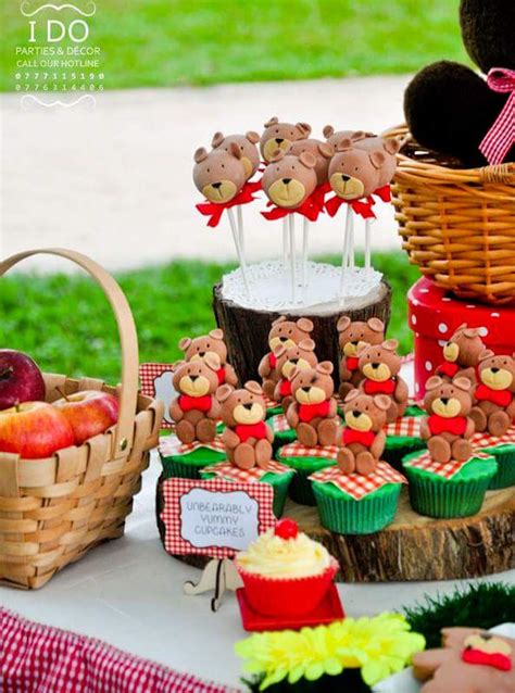 Kara's Party Ideas Teddy Bear Birthday Party Picnic | Kara's Party Ideas