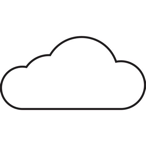 Cloud Outline Transparent Image 795 | Cloud outline, Clouds, Clouds ...