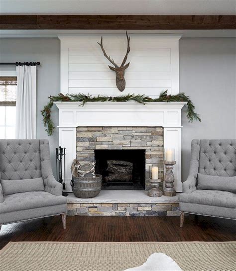 Modern Farmhouse Fireplace Ideas | Lacortinaroa