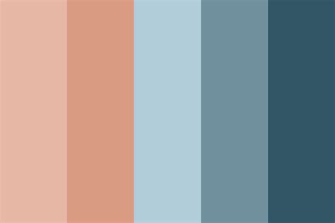 Copper-blue Color Palette