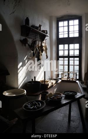 Interior of the Marksburg castle near Koblenz along the Rhine river Stock Photo - Alamy