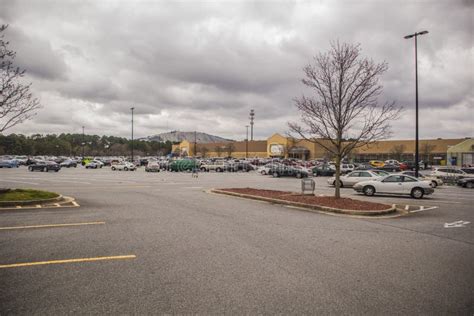 Walmart Parking Lot with Stone Mountain in the Background Editorial Photography - Image of ...