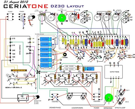 Guitar Valve Amplifier Circuit Diagram