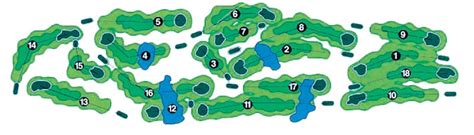 The Country Club Course Map