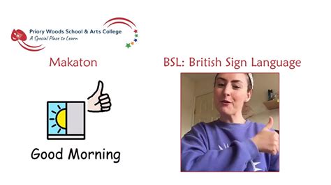 Makaton / BSL - Good Morning - YouTube