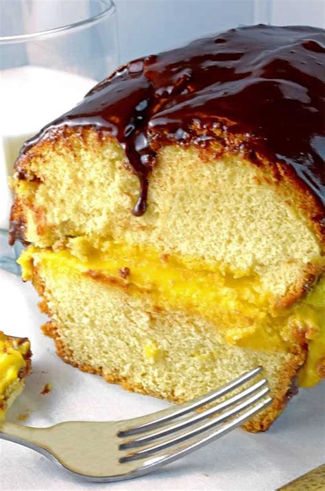 Boston Cream Cake - Platter Talk