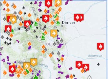 Active Colorado Wildfires Maps