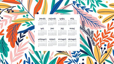 FREE 2019 desktop calendars - 12 wallpaper design options! | Desktop wallpaper calendar, Desktop ...