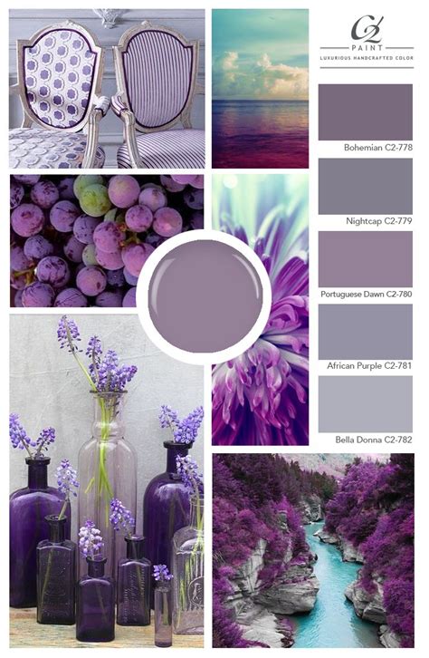 Mood Board: Purple – C2 Inspiration | Purple paint colors, Paint colors for home, Purple paint