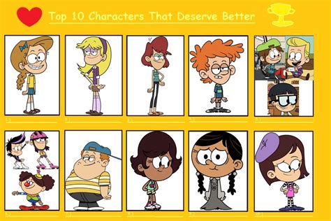 10 Loud House Characters That Deserve Better by Matthiamore on DeviantArt