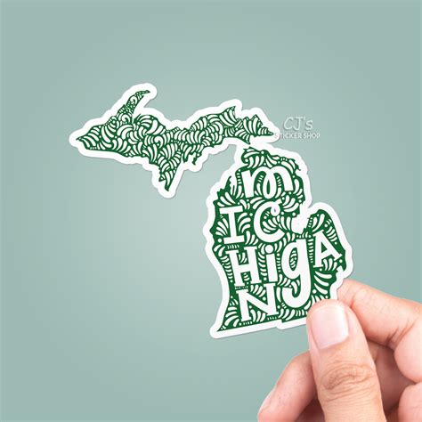 Michigan State Sticker – CJ's Sticker Shop