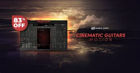 Cinematic Guitars Motion by Sample Logic on sale at 83% OFF