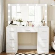 White Vanity Sets with Mirrors