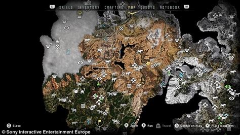 Horizon Zero Dawn Map Comparison