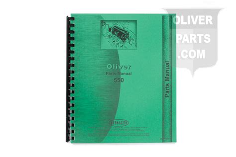 Parts Manual For Oliver 550 -- Oliver Parts for Tractors